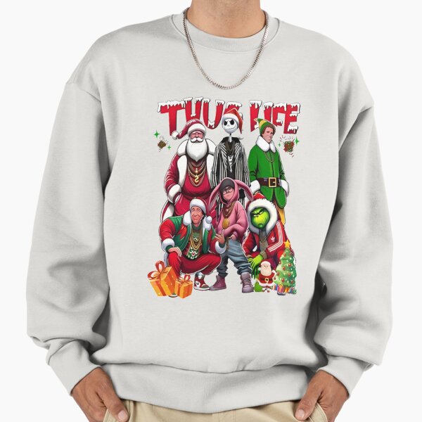 "Thug Life Christmas Movies" Premium Oversized Sweatshirt for Sale by thadghtbad