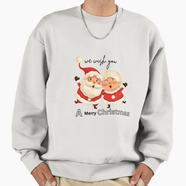 "Festive Couples: Merry Christmas Wishes" Premium Oversized Sweatshirt for Sale by SRtees20