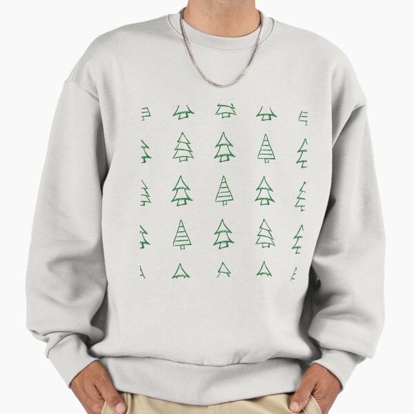 "Green Christmas Trees " Premium Oversized Sweatshirt for Sale by ArDecoS