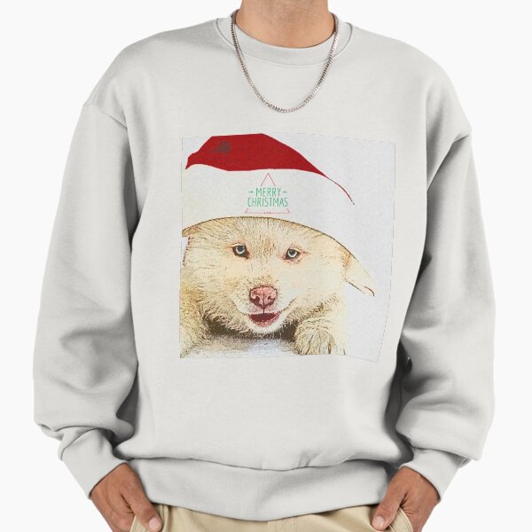 "Merry Christmas from your doggie" Premium Oversized Sweatshirt by theoldsoul