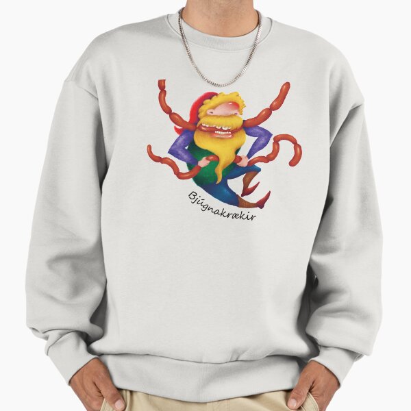 "Yule lad/ Santa claus - Bjúgnakrækir/Sausage-Swiper" Premium Oversized Sweatshirt for Sale by suyuchendesign