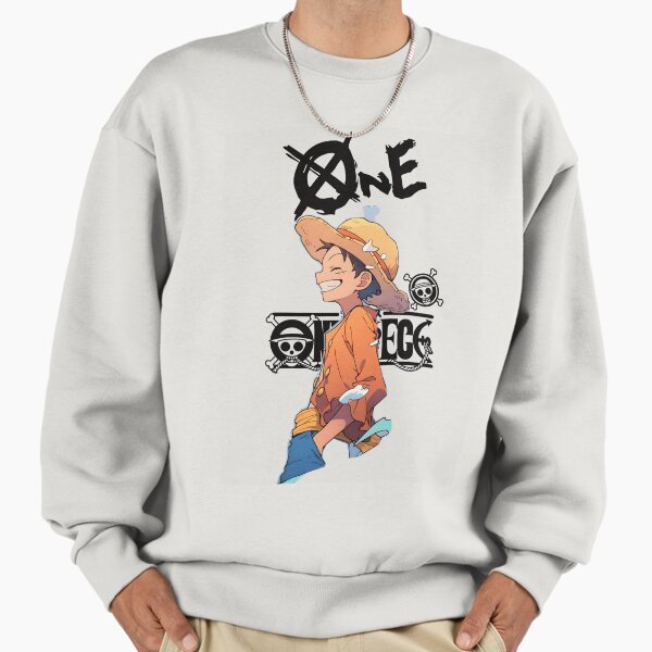 "King of pirates monkey d luffy" Premium Oversized Sweatshirt for Sale by abriellaStudios