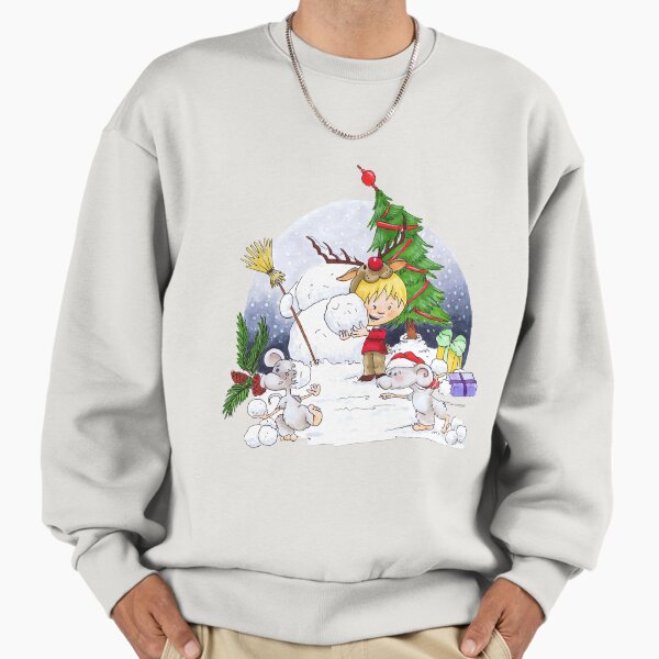 "chrismas snow fun with friends" Premium Oversized Sweatshirt for Sale by diniez