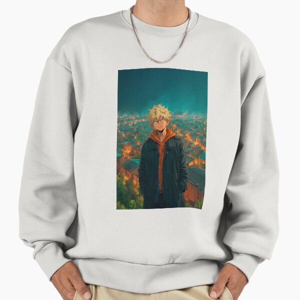 "Bakugo from my hero academia boku no hero" Premium Oversized Sweatshirt for Sale by Madara-Shop