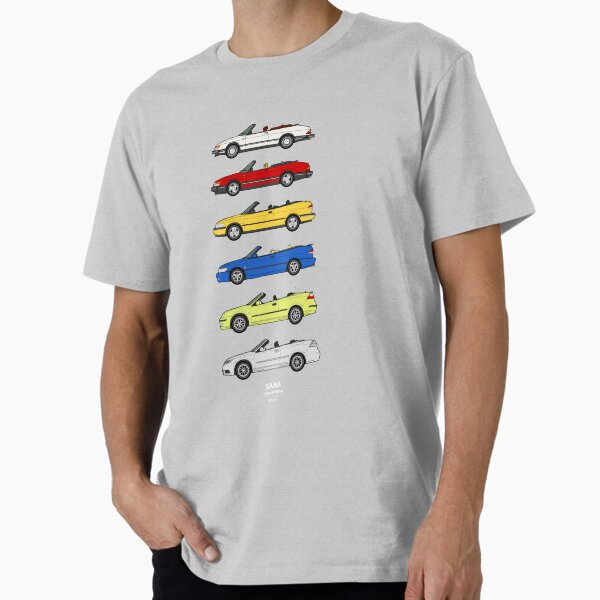 Saab Convertibles Classic Car Collection Premium T-Shirt for Sale by RJWautographics