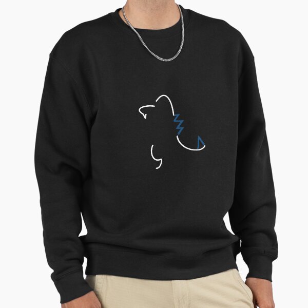 "Totodile Silhouette White" Pullover Sweatshirt for Sale by Rjcham