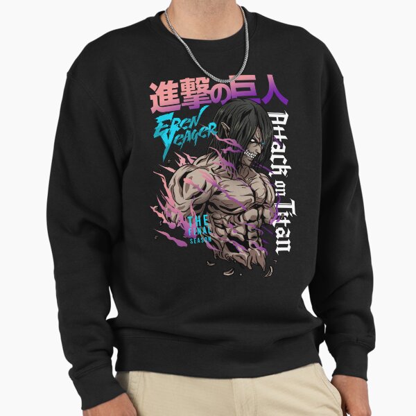 "TATAKAE! GRAPHIC T-SHIRT" Pullover Sweatshirt for Sale by NabilBlckverse