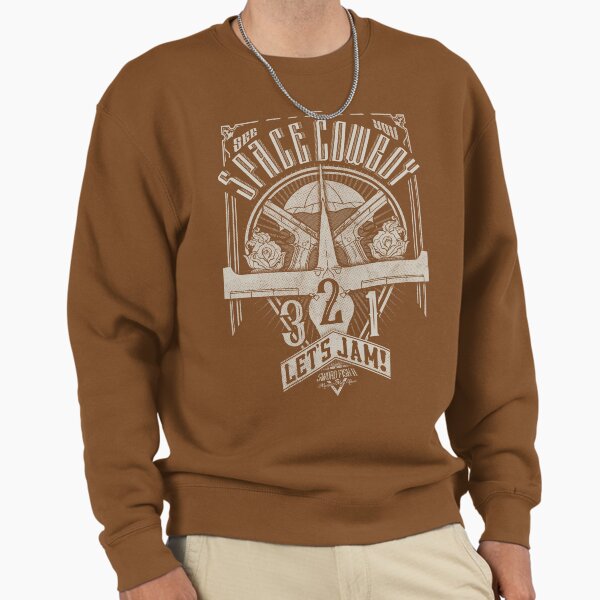 "Space Cowboy Crest" Pullover Sweatshirt for Sale by Arinesart