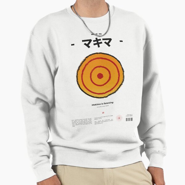 "Makima is listening" Pullover Sweatshirt for Sale by DPZT