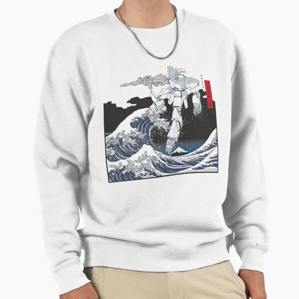 "Mecha Wave" Pullover Sweatshirt for Sale by khalidklan