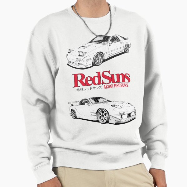 "Initial D Akagi Redsuns Manga" Pullover Sweatshirt for Sale by GeeknGo