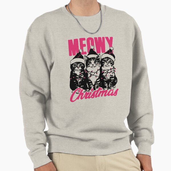 "MEOWY Chrismas" Pullover Sweatshirt for Sale by IconsStyles