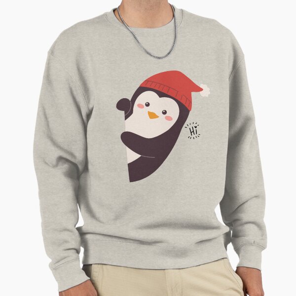 "Penguin greeting Hi" Pullover Sweatshirt for Sale by RSUS