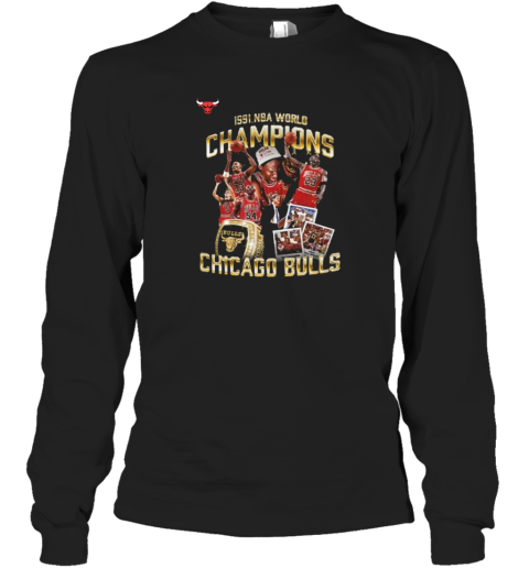 Chicago Bulls Champions June 12 1991 World Long Sleeve T Shirt