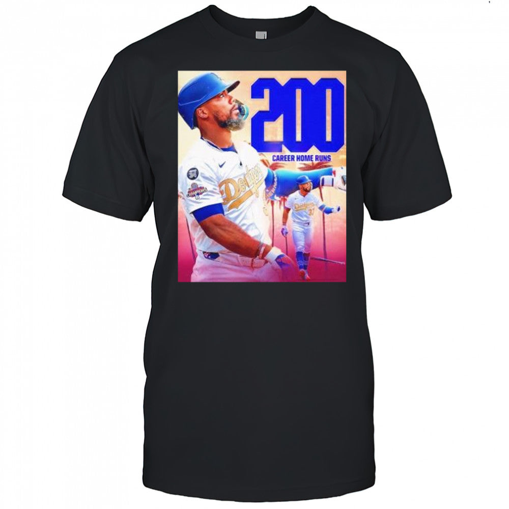 Teoscar Hernandez 200 career home runs Los Angeles Dodgers shirt