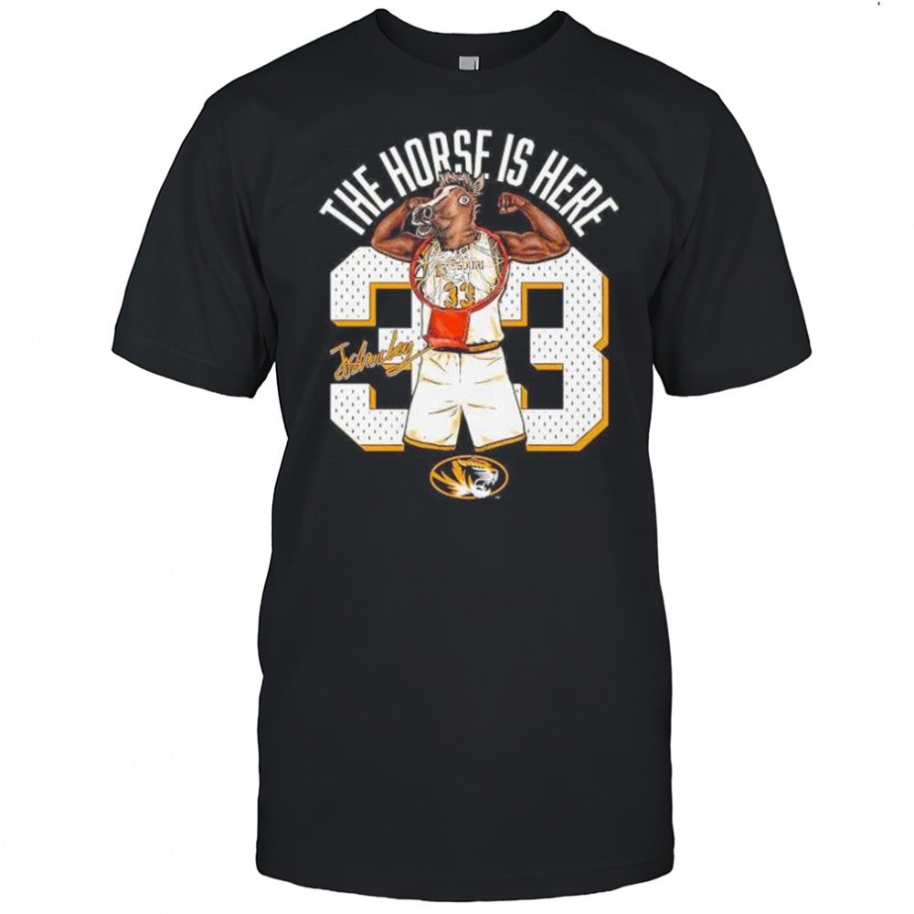 The horse is here no 33 Joshua Gray Missouri Tigers shirt