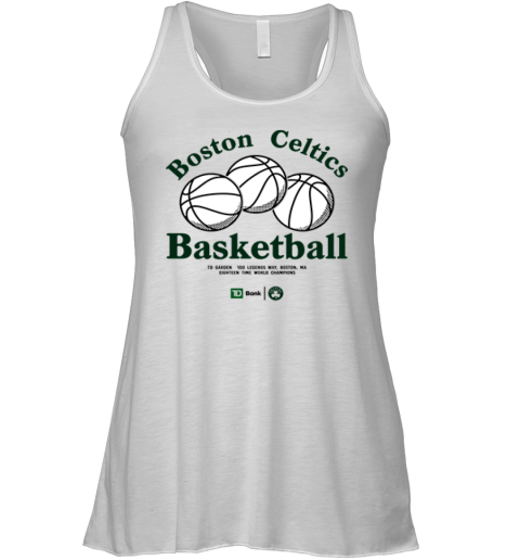 Boston Celtics Basketball Eighteen Time World Champions Racerback Tank