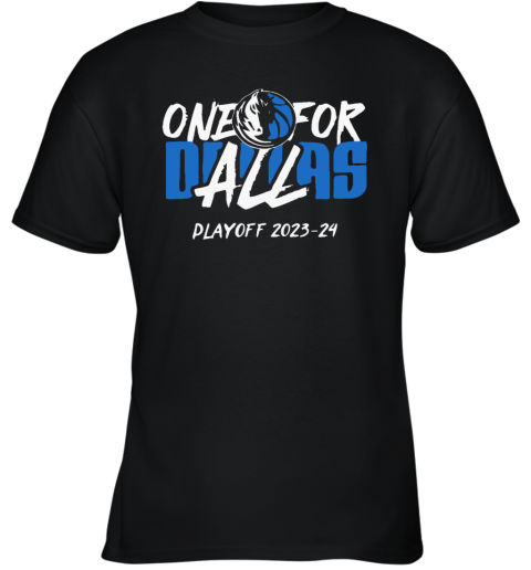 Dallas Mavericks 2024 Nba Playoffs Youth T Shirt