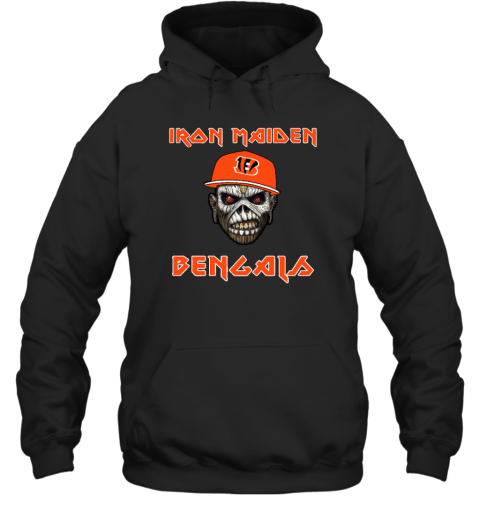 Cincinnati Bengals Iron Maiden Rock Band Music Hoodie
