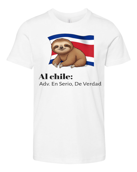 Costa Rica Al Chile Adv En Serio De Verdad Premium Youth T Shirt