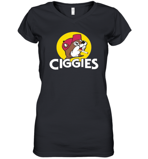 Ciggies Cigarettes Women039S V Neck T Shirt