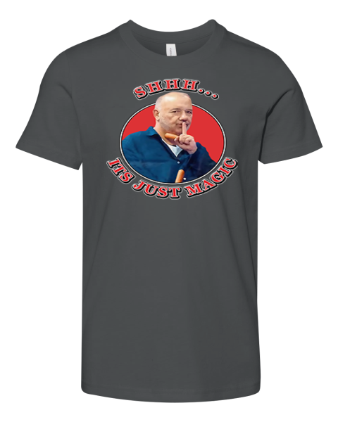 Bob Mortimer Shhh It039S Just Magic Premium Youth T Shirt