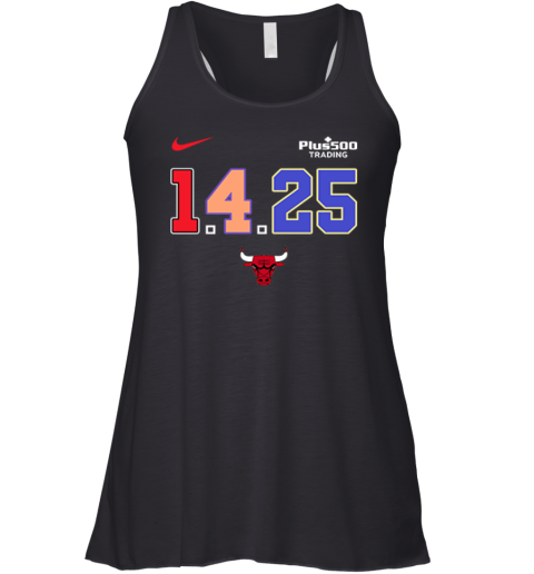 Chicago Bulls 1 4 25 Warmups Racerback Tank