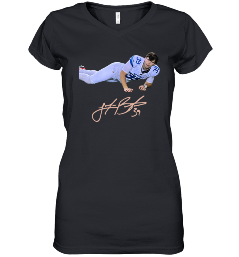 Detroit Lions Kicker Jake Bates Meme Women039S V Neck T Shirt