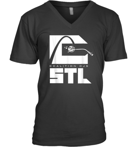 Coalition Djs Stl May Day 4 V Neck T Shirt