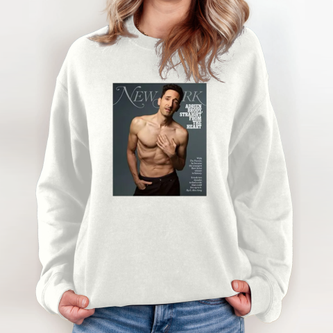 Adrien Brody Found The Part The Brutalist Is His Best Sweatshirt