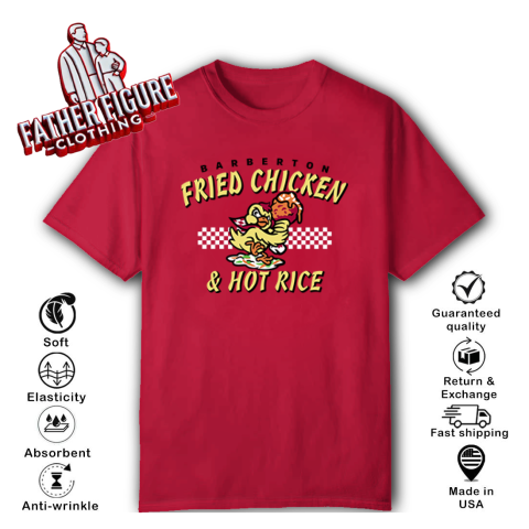 Akron Rubberducks Barberton Fried Chicken And Hot Rice T Shirt