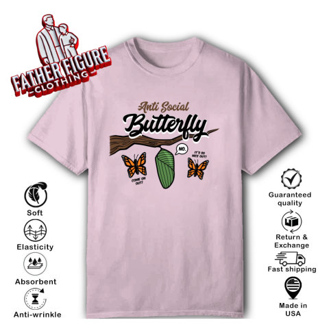 Anti Social Butterfly T Shirt