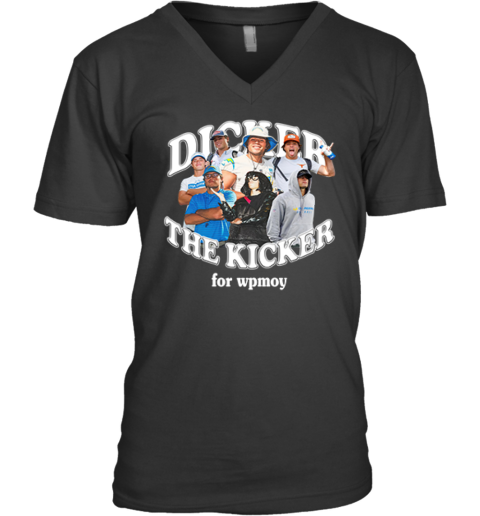Chargers Dicker The Kicker For Wpmoy Signature V Neck T Shirt