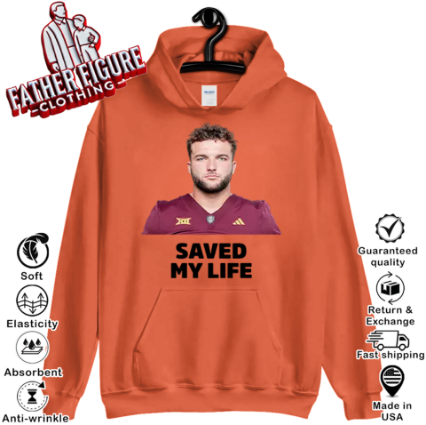 Cam Skattebo Saved My Life Hoodie