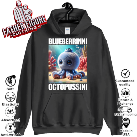 Blueberrinni Octopussini Italian Brainrot Meme Hoodie