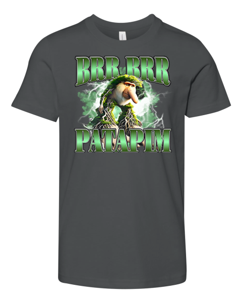 Brr Brr Patapim Italian Brainrot Meme Premium Youth T Shirt