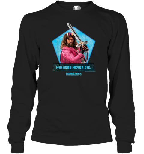 A Minecraft Movie Winners Never Die Garrett The Garbage Man Long Sleeve T Shirt