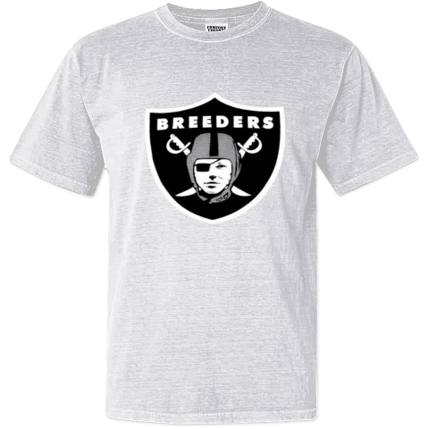 Breeders Dave Grohl Oakland Raiders Logo Tour Dyed Heavyweight T Shirt