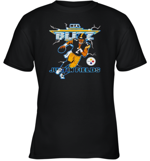 Blizz Justin Fields Pittsburgh Steelers Youth T Shirt