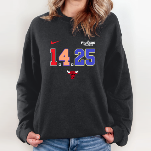 Chicago Bulls 1 4 25 Warmups Sweatshirt
