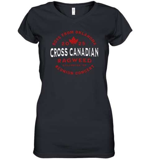 Cross Canadian Ragweed Concert 2025 Women039S V Neck T Shirt