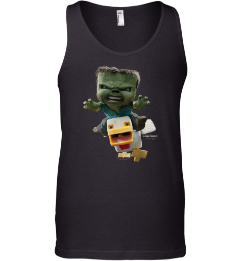 A Minecraft Movie Chicken Jockey Baby Zombie Attack Tank Top