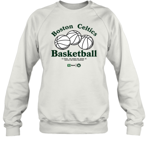Boston Celtics Basketball Eighteen Time World Champions Sweatshirt