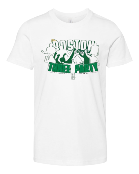 Boston Celtics The Boston Three Party Premium Youth T Shirt