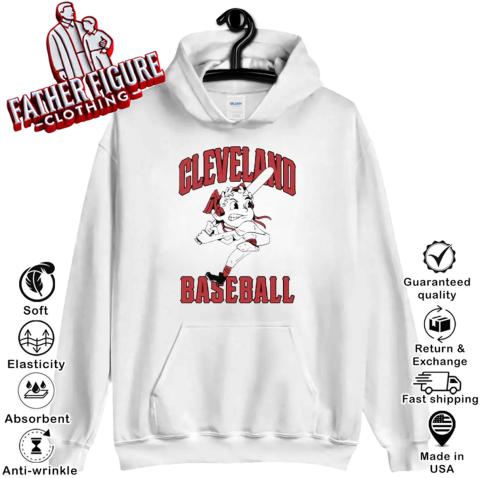 Cleveland Baseball Chief Wahoo Inspired Hoodie