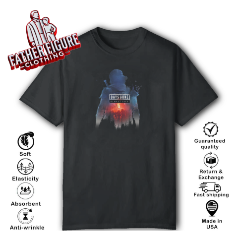Days Gone Temasterd Ready To Fight Big Chest Poster T Shirt