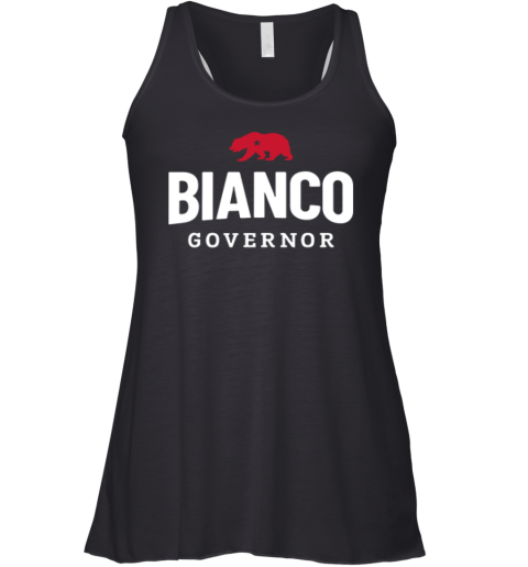 Bianco For Governor Of California Racerback Tank