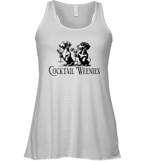 Cocktail Weenies Dachshund Racerback Tank