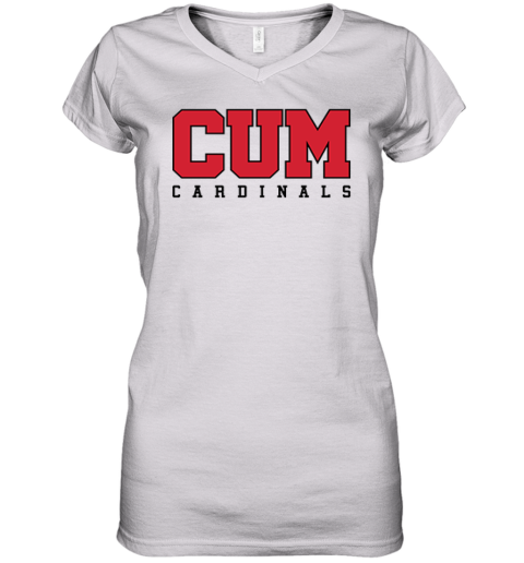 Christian University Michigan Cum Cardinals Women039S V Neck T Shirt