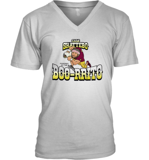 Cam Skattebo Powered By The Boo Rrito V Neck T Shirt